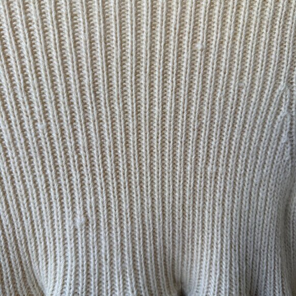 Mes Demoiselles Alpaca Blend Peplum Sweater Women’s Size 2 , Cream F49 - Picture 8 of 8